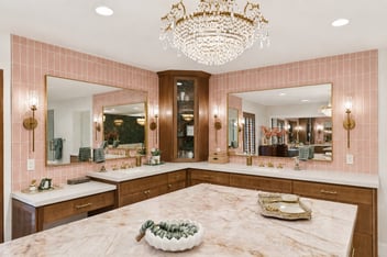 Glamorous Pink Bathroom