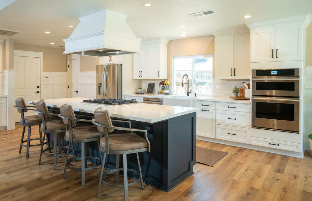 Fresno, CA kitchen remodel with island by Imagine Remodeling