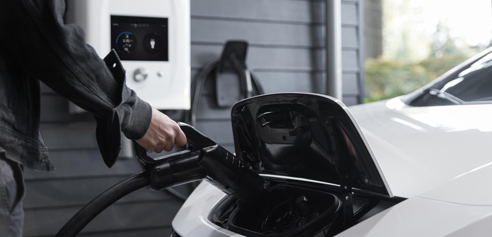 electric car charging at home car port in fresno california (1)